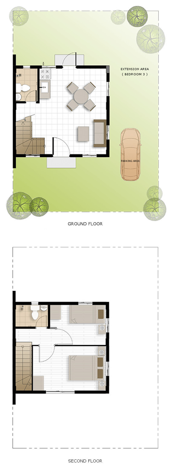 Bella Floor Plan House and Lot in Dasmarinas